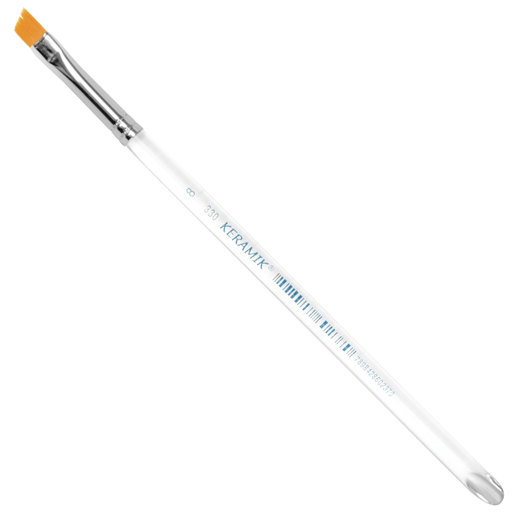 Pincel Chanfrado Keramik Clear 330 08